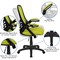 Emma and Oliver High Back Mesh Ergonomic Office Chair with Flip-up Arms